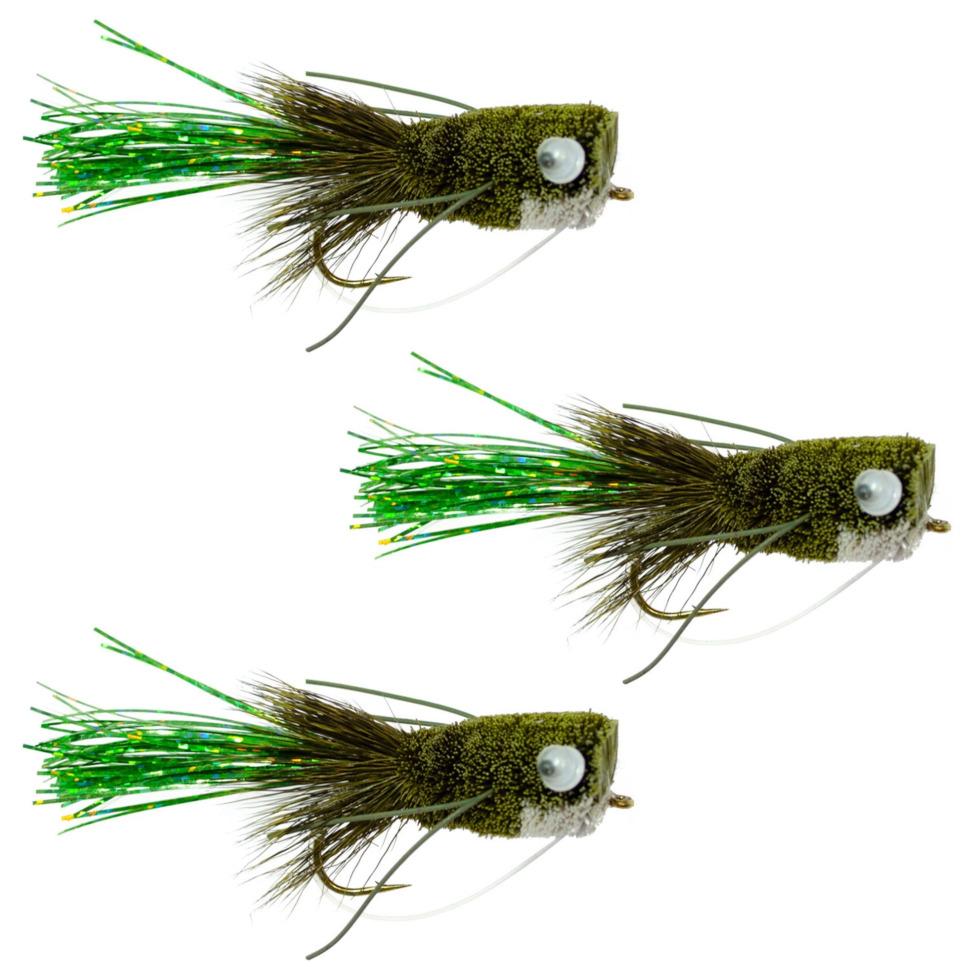 bass popper lure 3 Pack Bass Popper Size 6