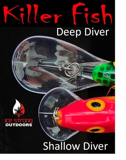 Ice Strong Outdoors - Killer Fish - Rattling DEEP Diver UV