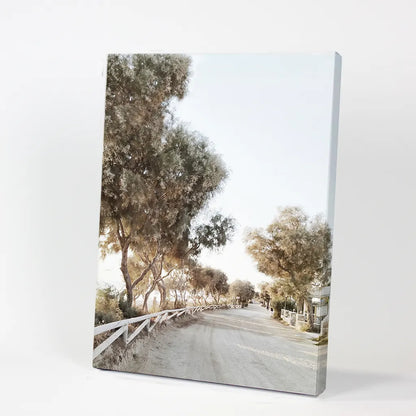 Modern Coastal Neutral Tones Photo. Trees Wall Art