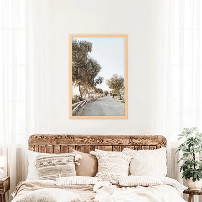 Modern Coastal Neutral Tones Photo. Trees Wall Art