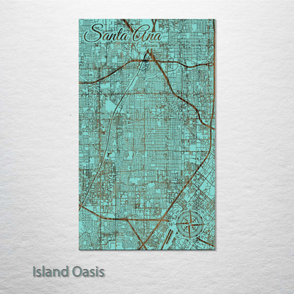 Santa Ana, California Street Map