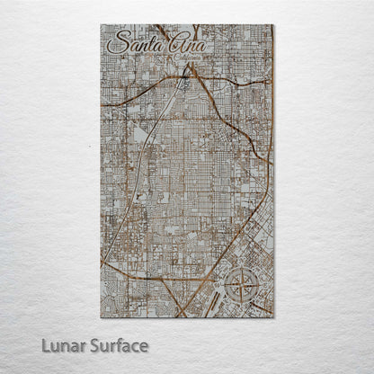 Santa Ana, California Street Map