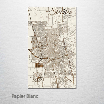 Stockton, California Street Map