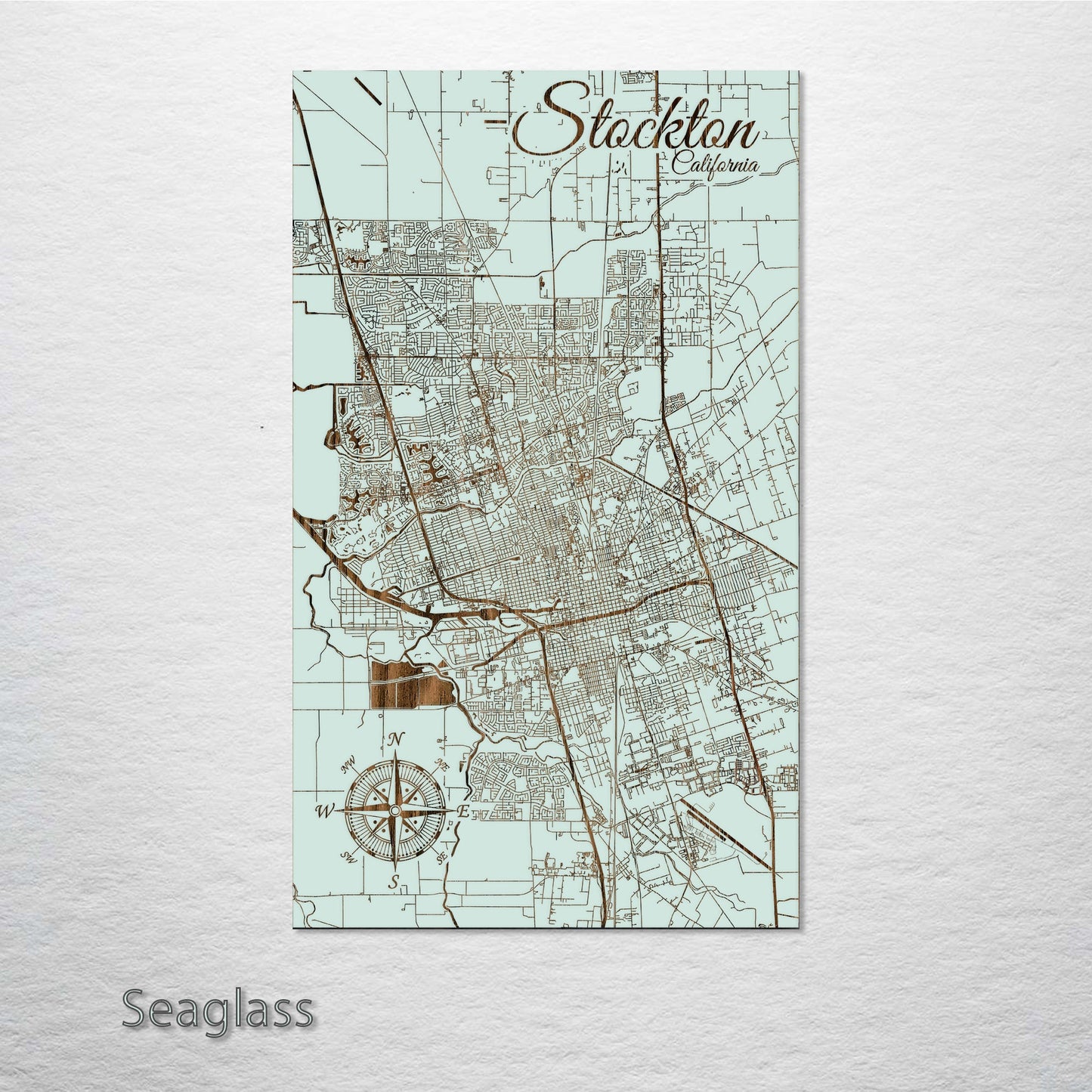 Stockton, California Street Map