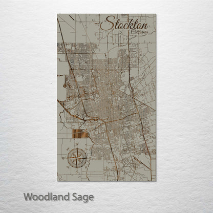 Stockton, California Street Map