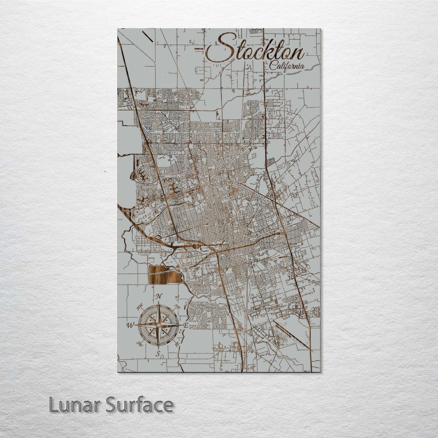 Stockton, California Street Map