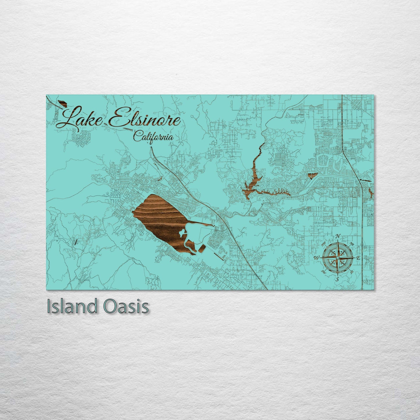 Lake Elsinore, California Street Map