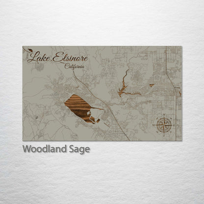 Lake Elsinore, California Street Map