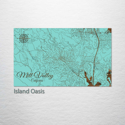 Mill Valley, California Street Map