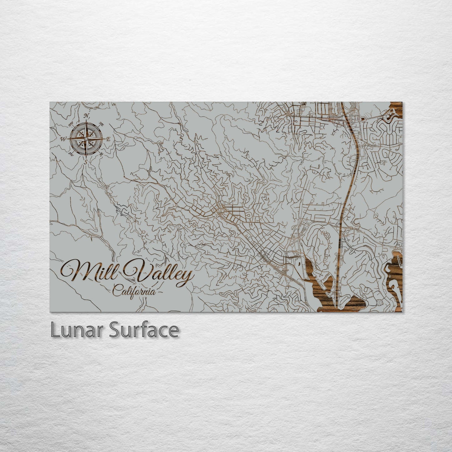 Mill Valley, California Street Map