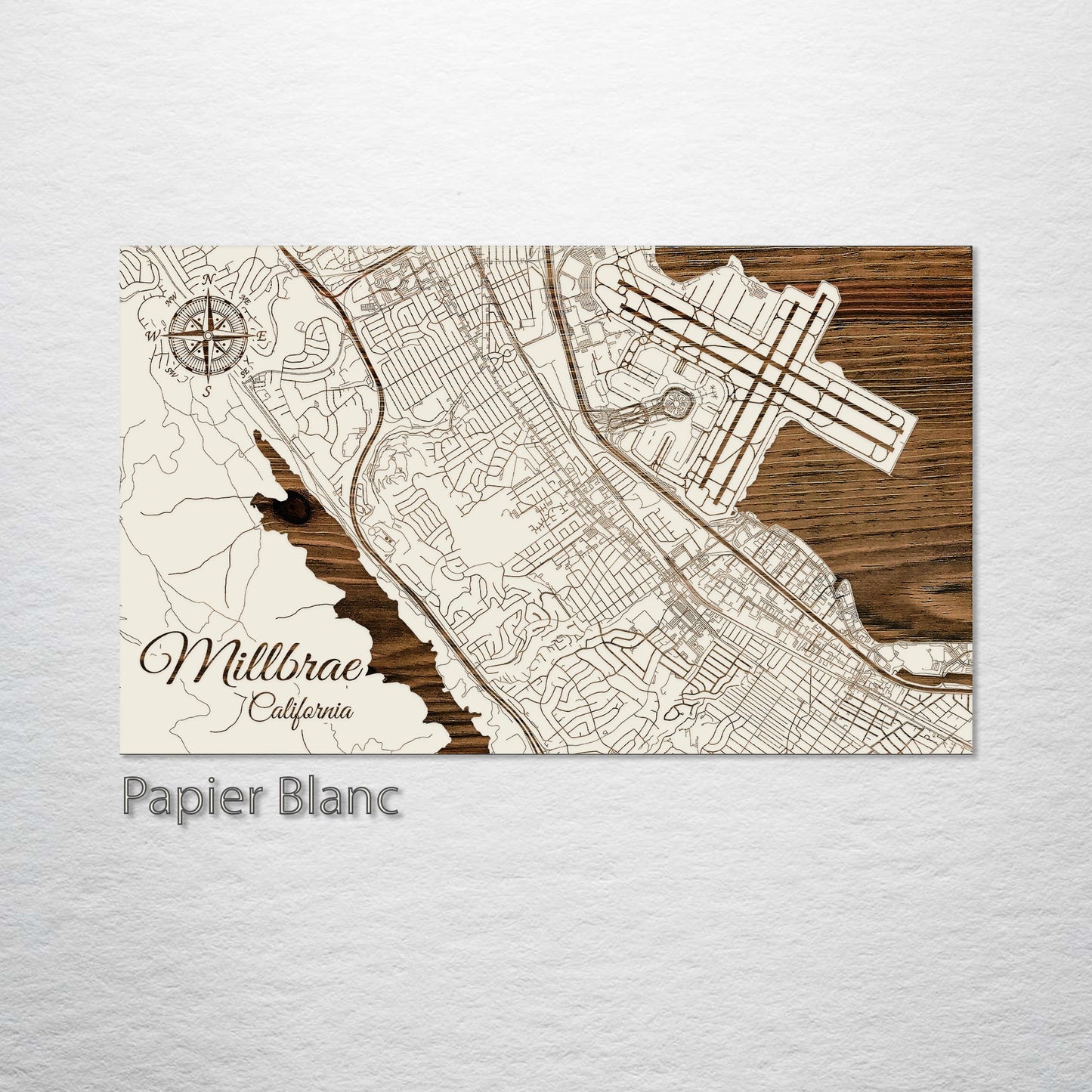 Millbrae, California Street Map