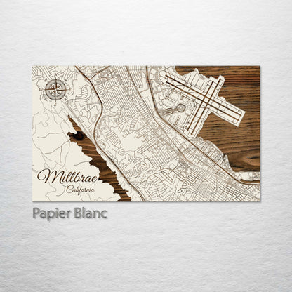 Millbrae, California Street Map