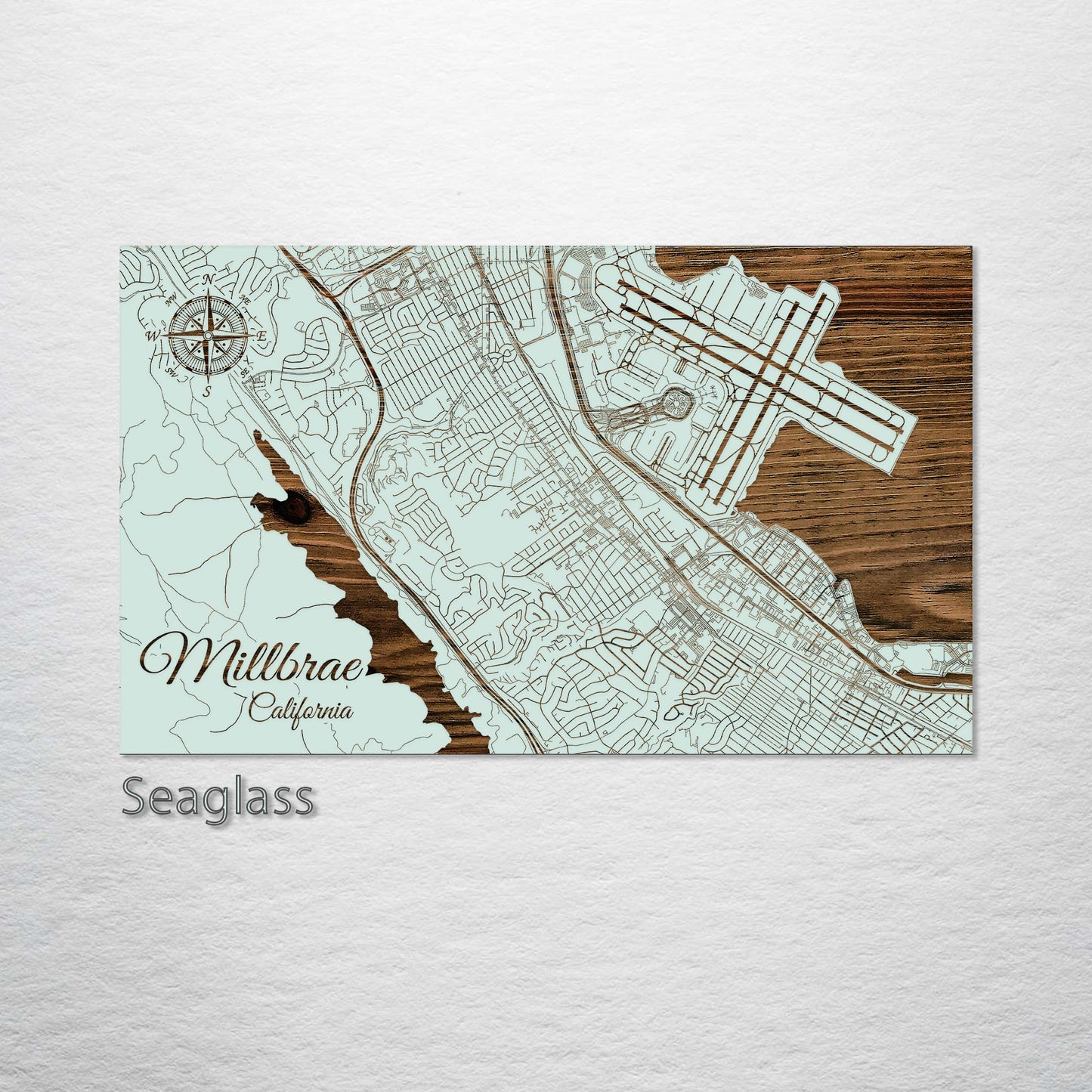 Millbrae, California Street Map