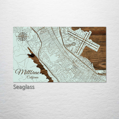 Millbrae, California Street Map