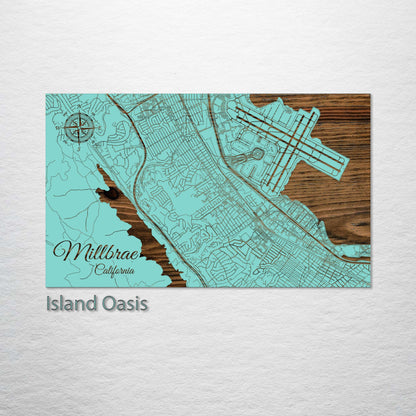 Millbrae, California Street Map