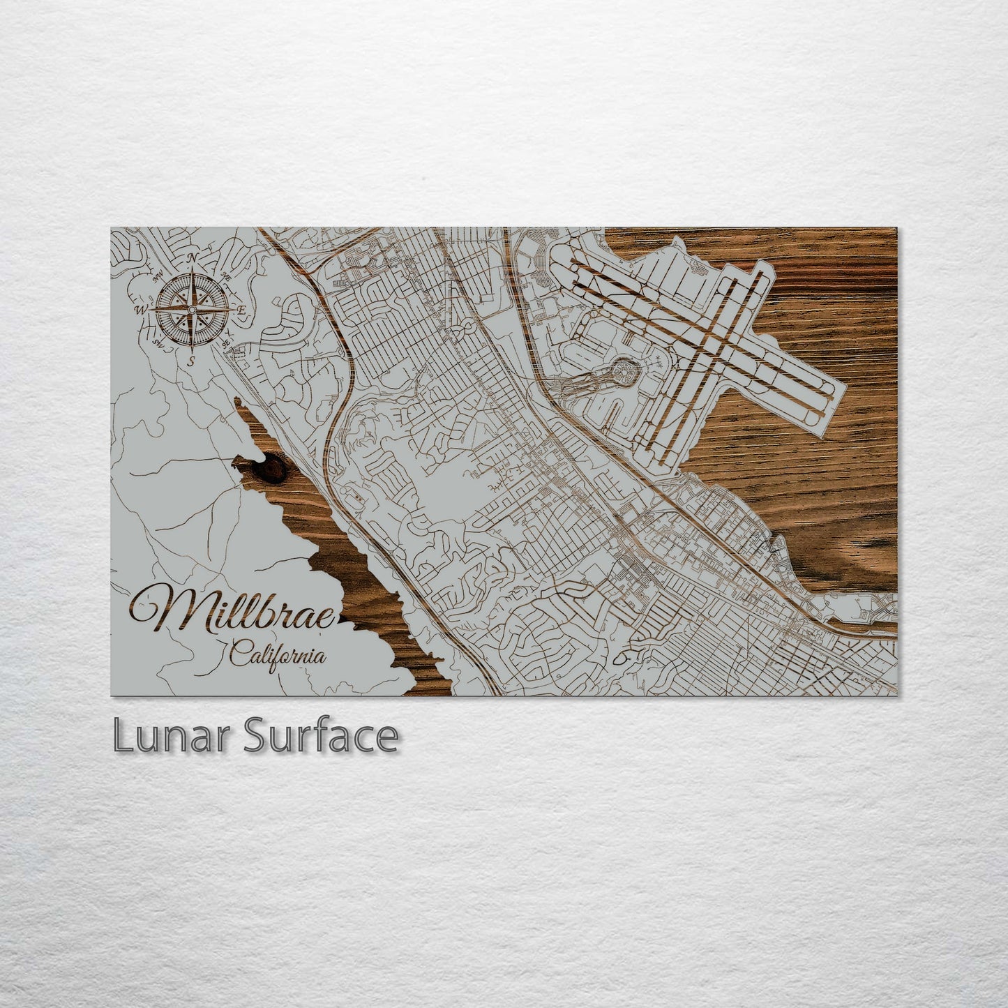 Millbrae, California Street Map