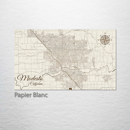 Modesto, California Street Map