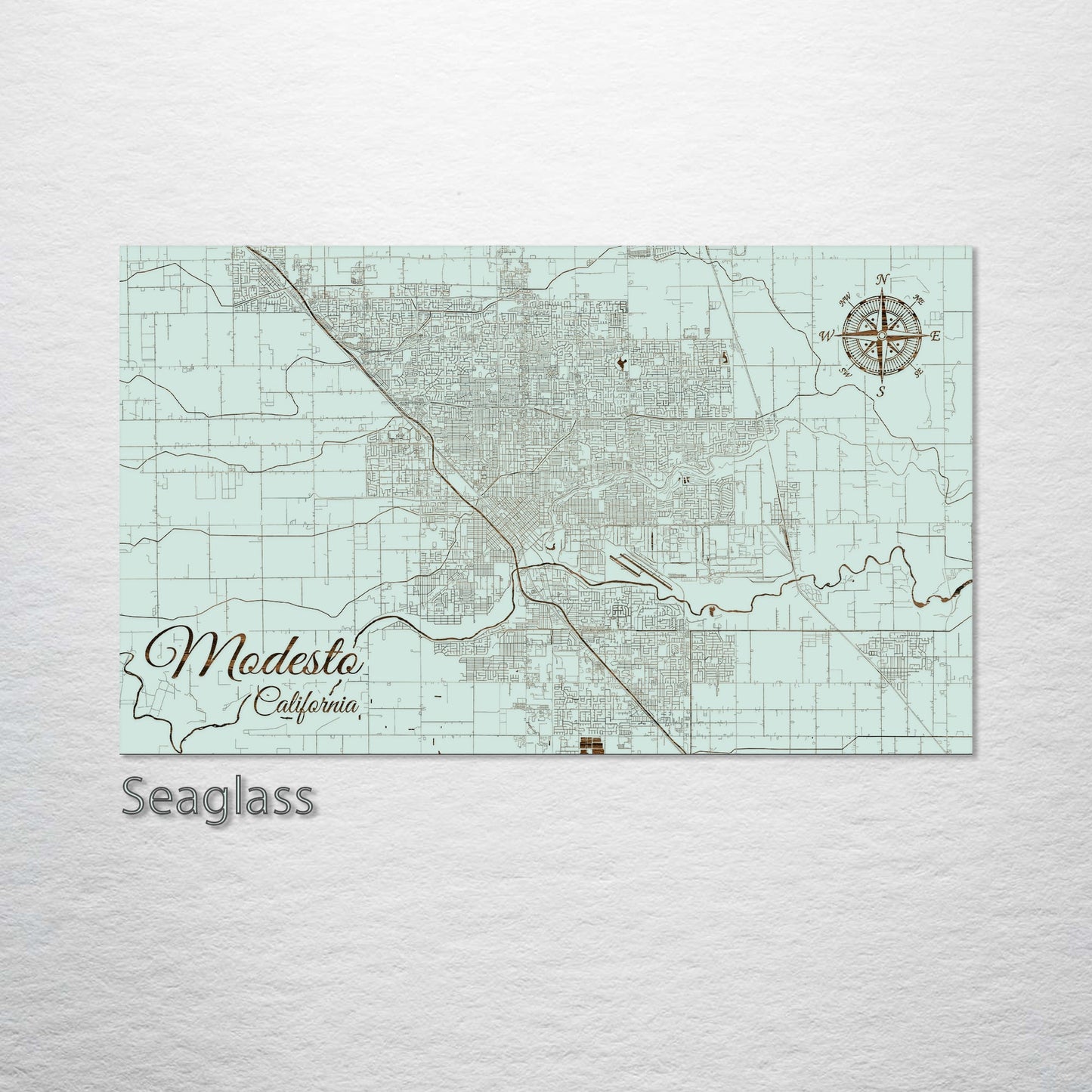 Modesto, California Street Map