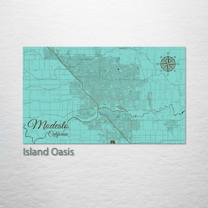 Modesto, California Street Map