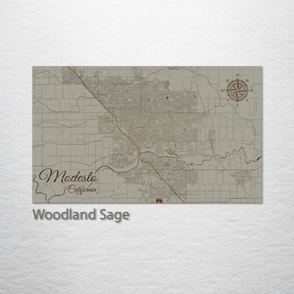 Modesto, California Street Map