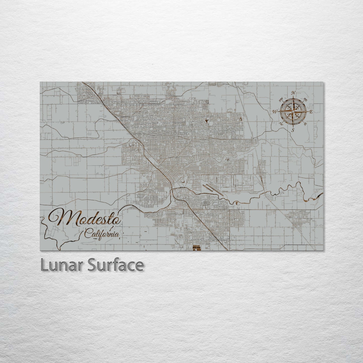 Modesto, California Street Map