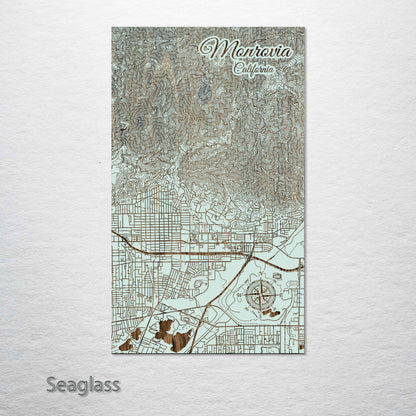 Monrovia, California Street Map
