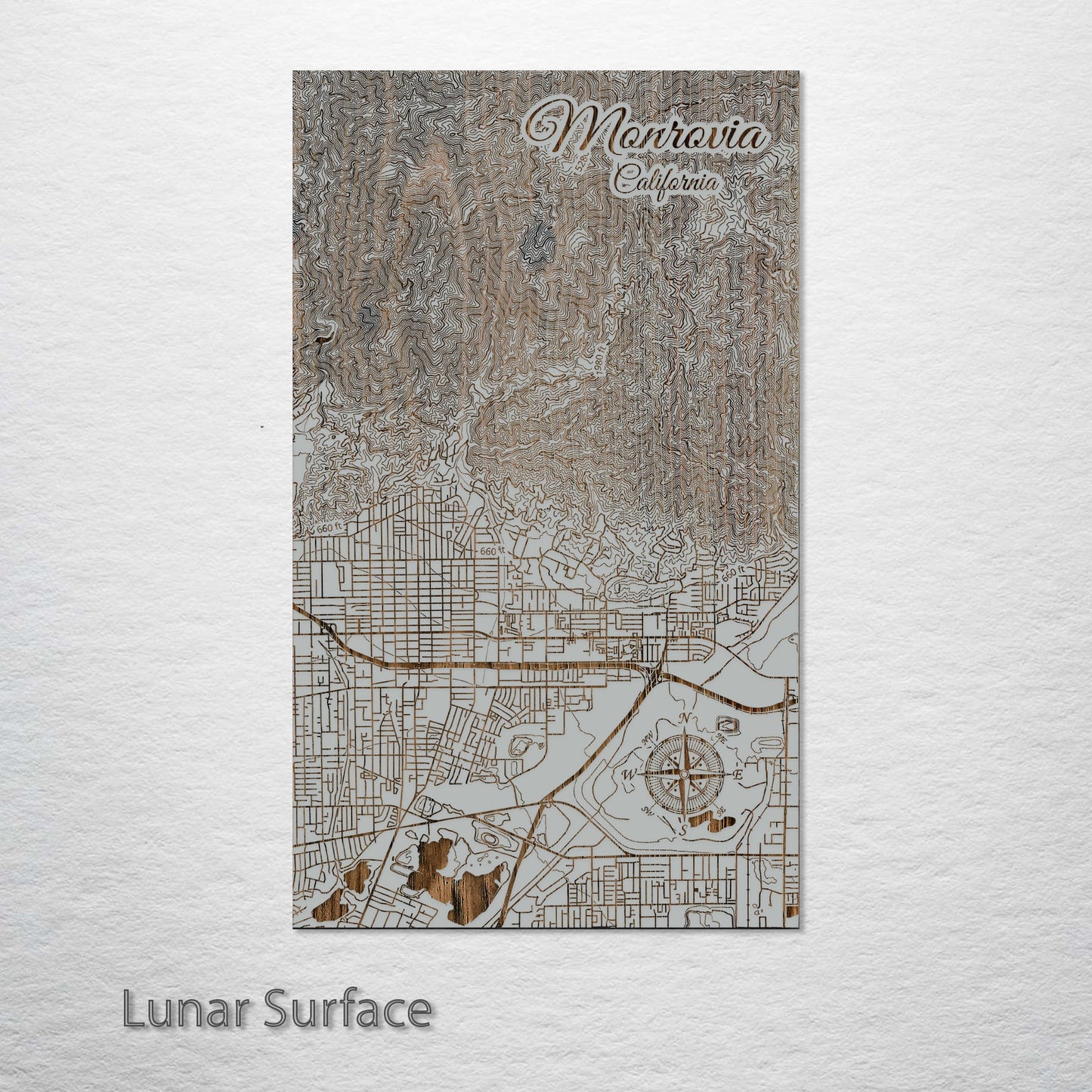 Monrovia, California Street Map