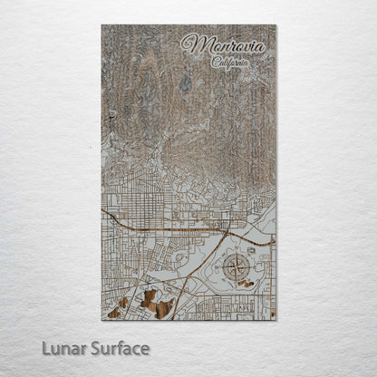 Monrovia, California Street Map