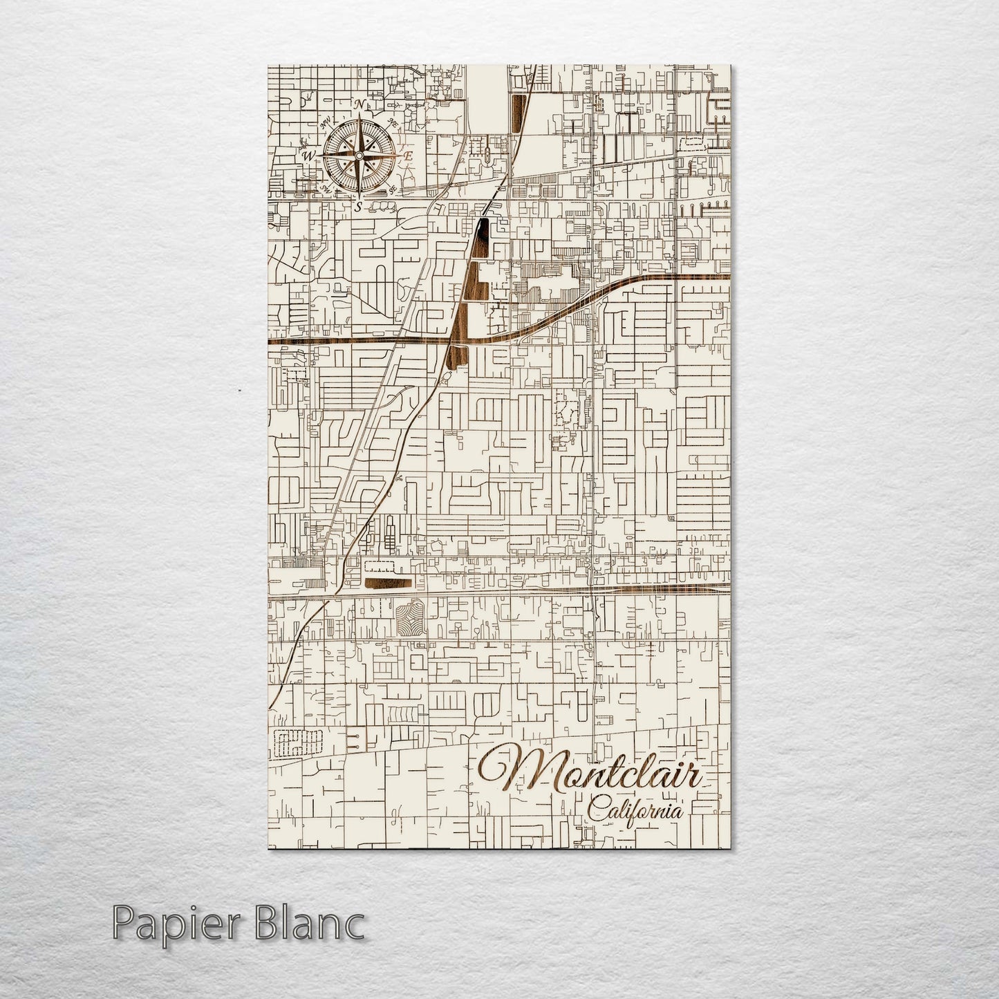 Montclair, California Street Map