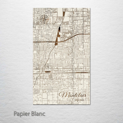 Montclair, California Street Map