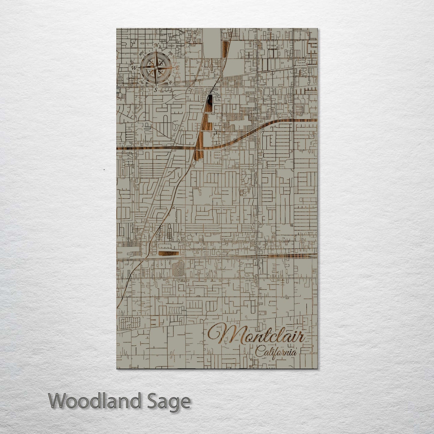 Montclair, California Street Map