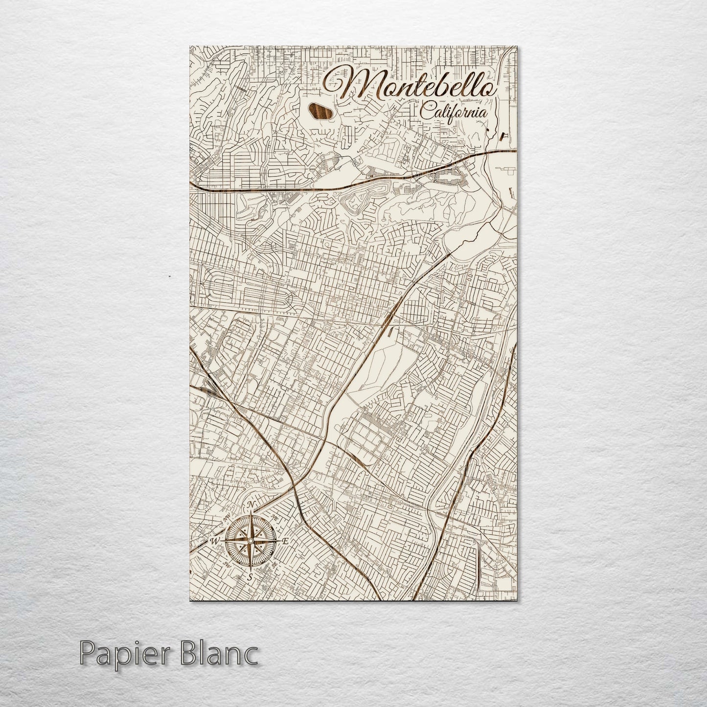 Montebello, California Street Map