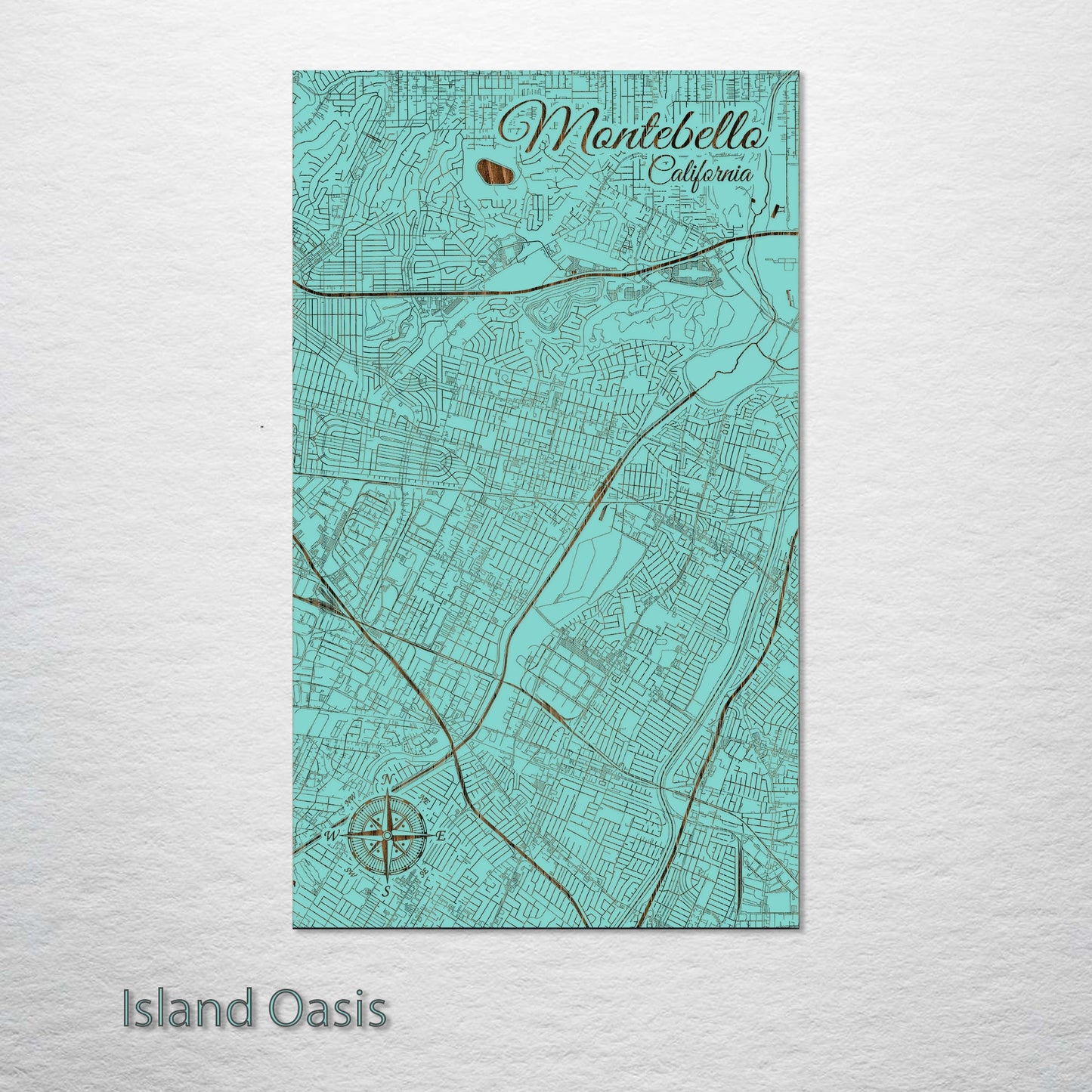 Montebello, California Street Map