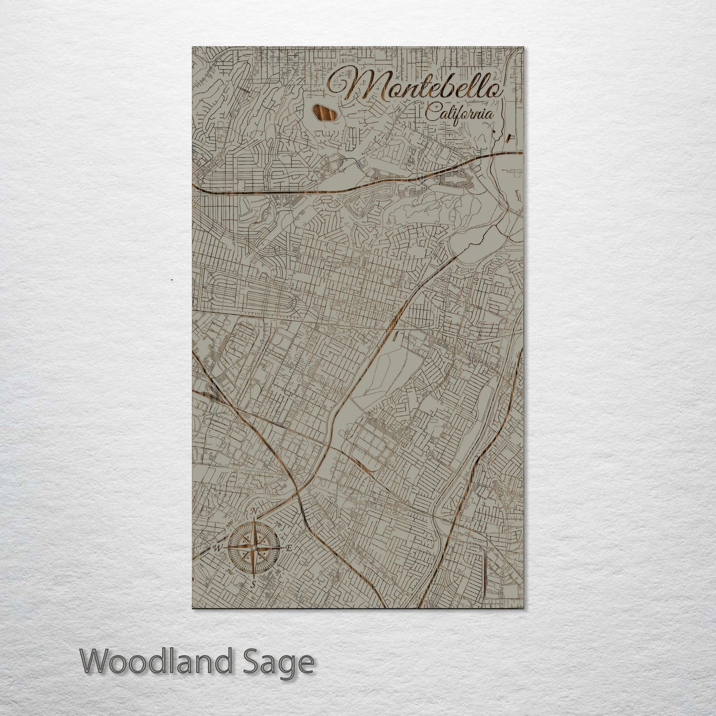 Montebello, California Street Map