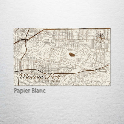 Monterey Park, California Street Map