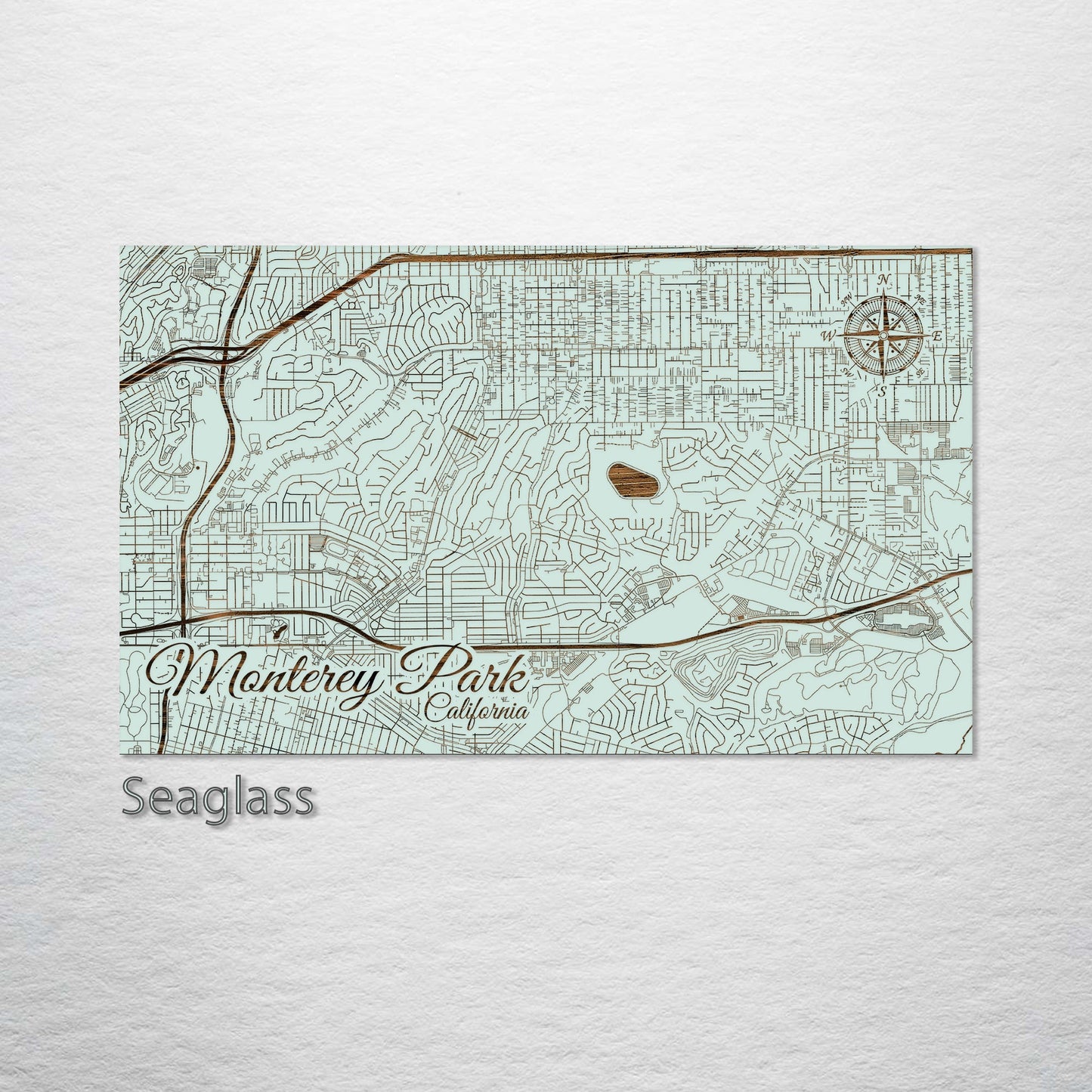 Monterey Park, California Street Map