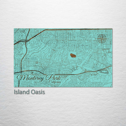 Monterey Park, California Street Map