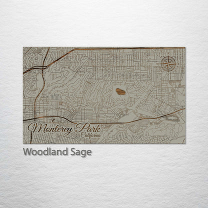 Monterey Park, California Street Map