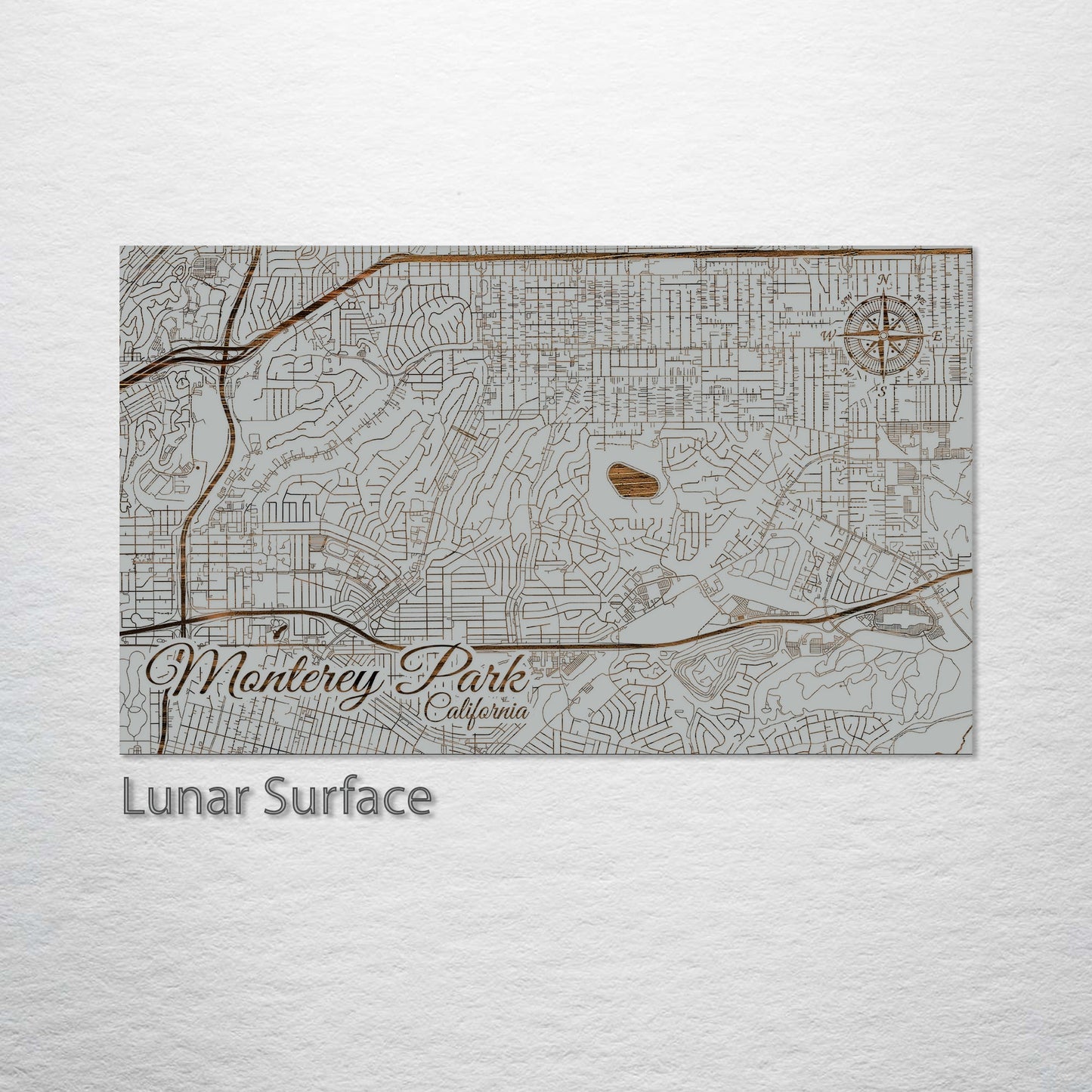 Monterey Park, California Street Map