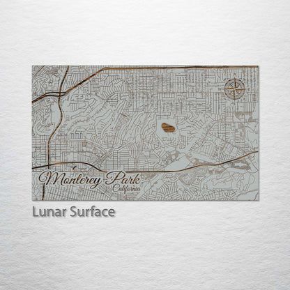 Monterey Park, California Street Map