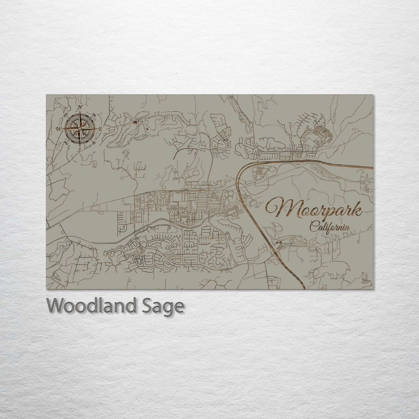 Moorpark, California Street Map