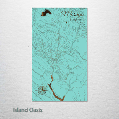 Moraga, California Street Map