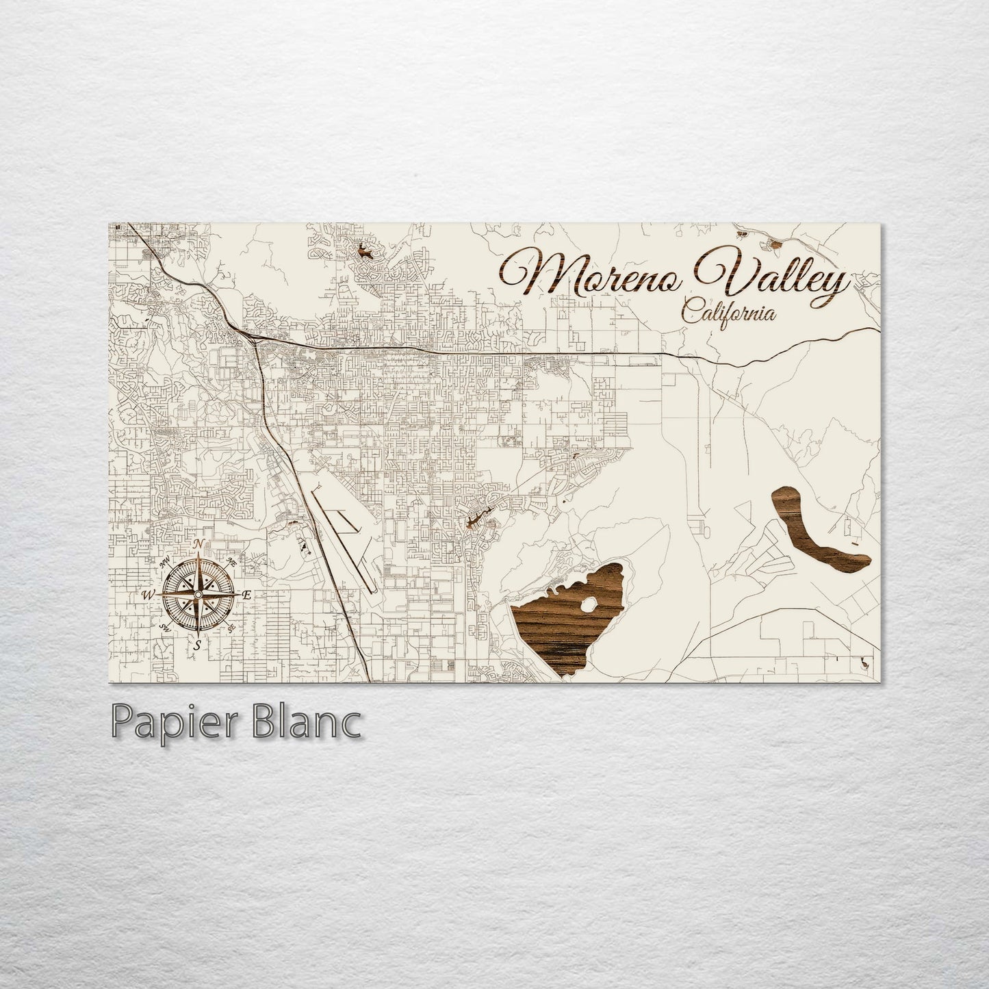 Moreno Valley, California Street Map