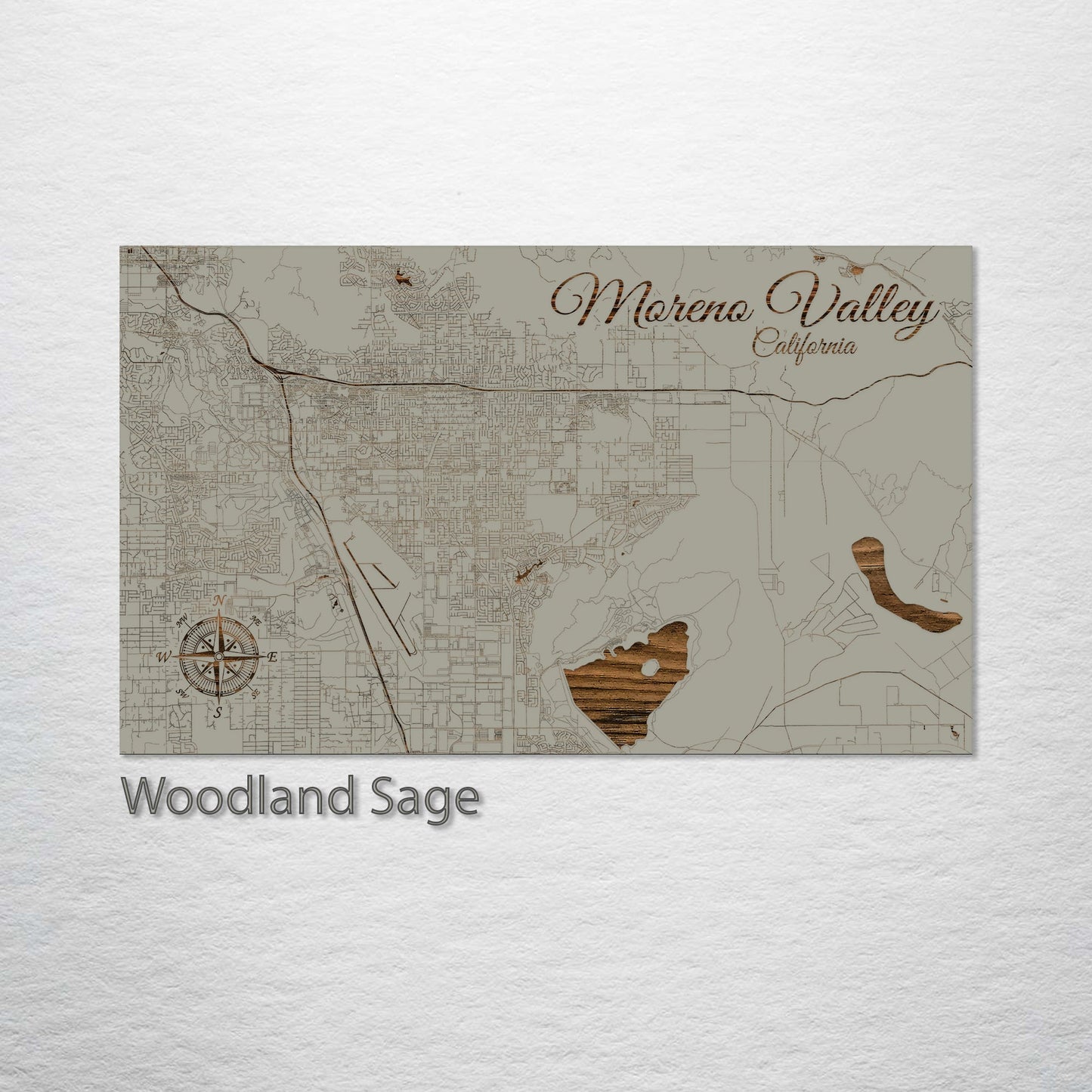 Moreno Valley, California Street Map