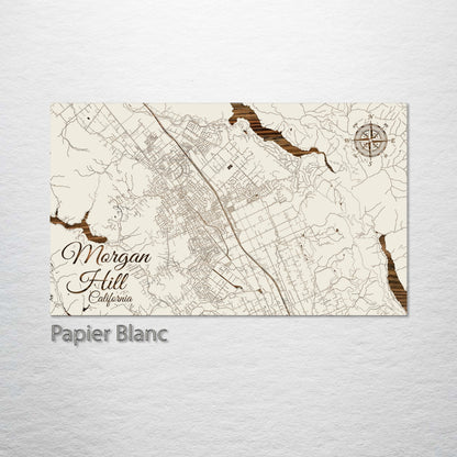 Morgan Hill, California Street Map