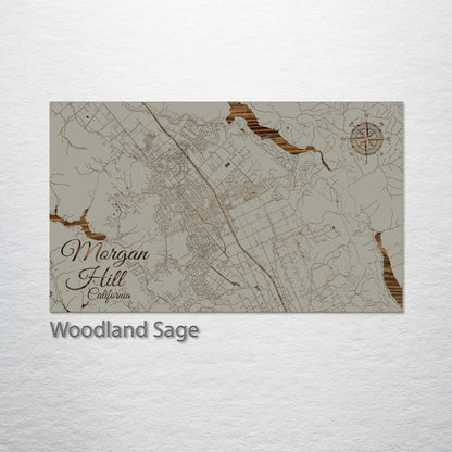 Morgan Hill, California Street Map