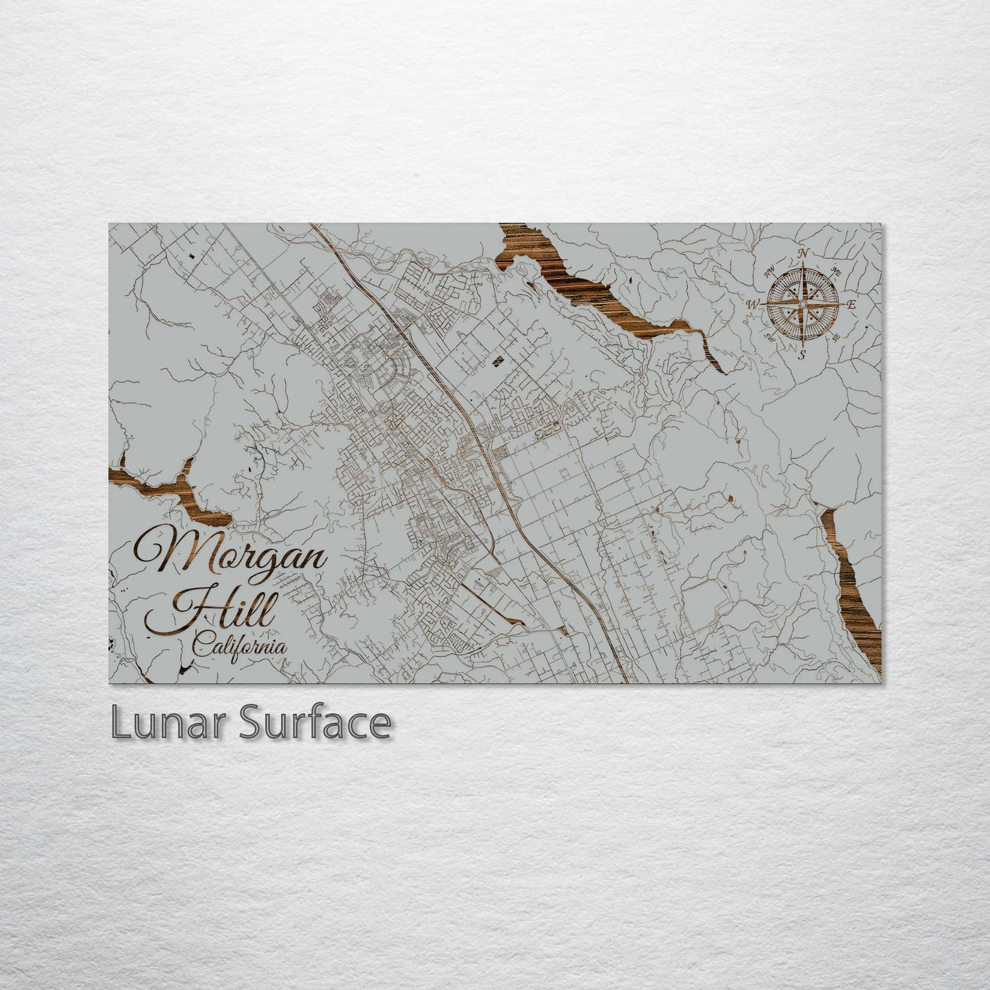 Morgan Hill, California Street Map