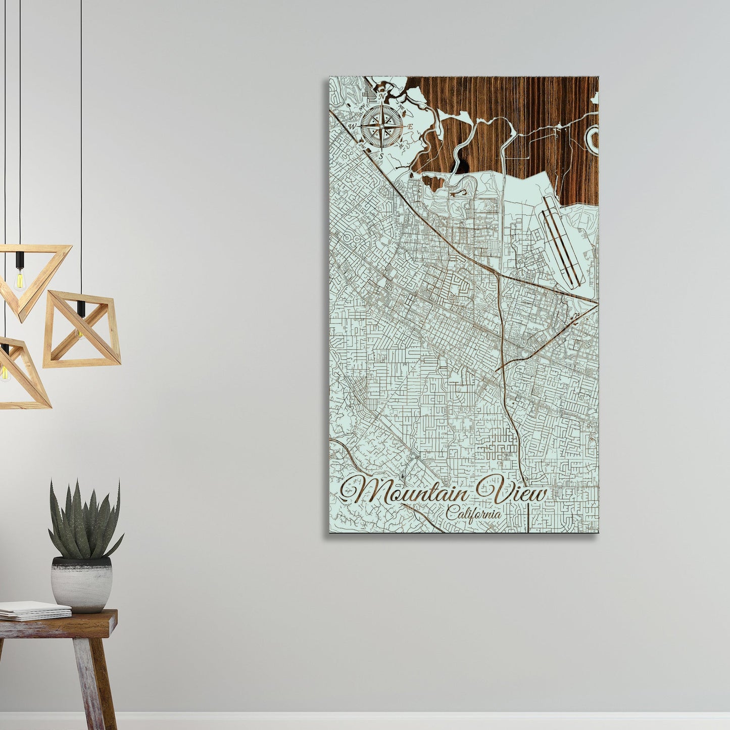 Mountain View, California Street Map