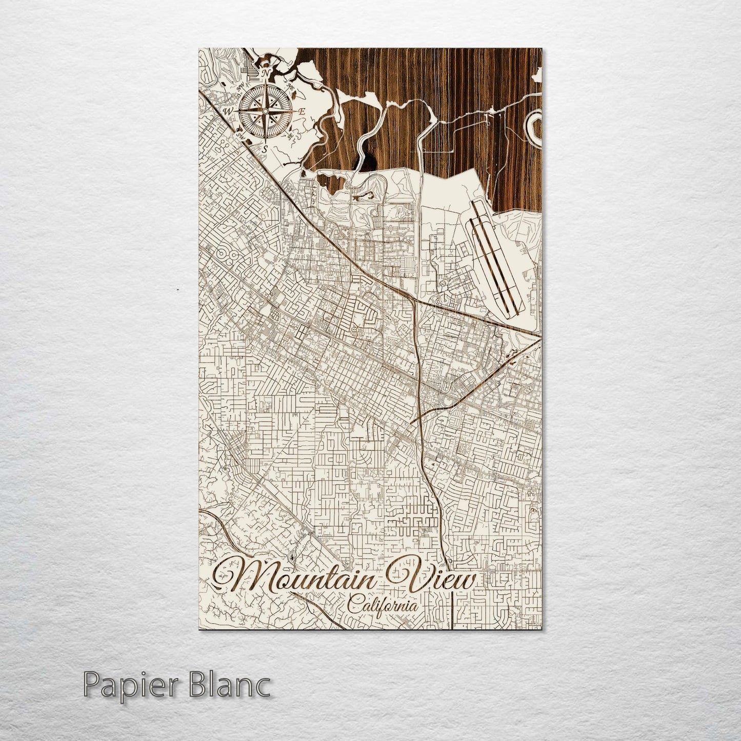 Mountain View, California Street Map