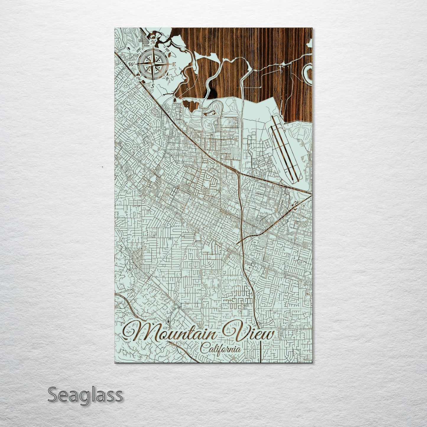 Mountain View, California Street Map